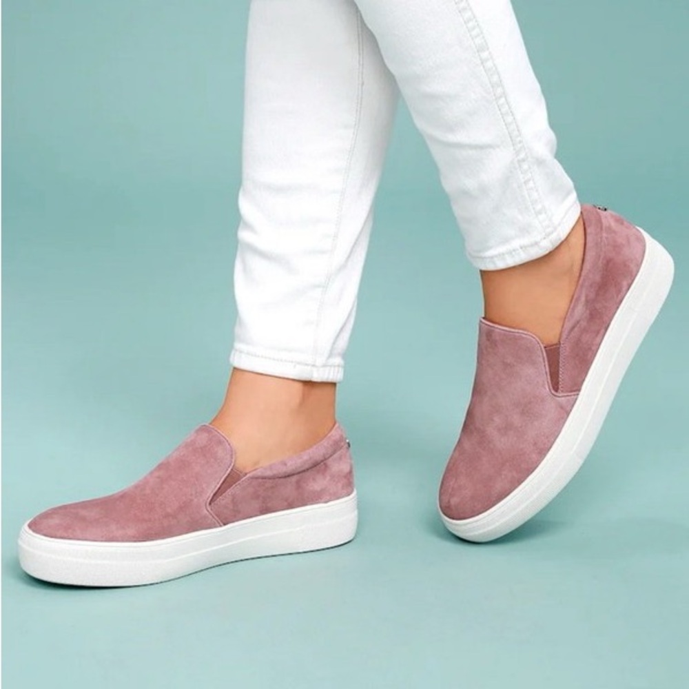 Steve Madden Gills Mauve Suede Sneakers